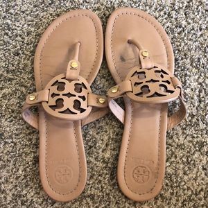 Tory Burch Miller Sandals Blush